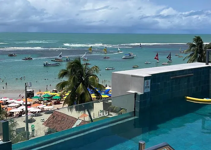 Flat A Beira Mar Porto De Galinhas Pe Na Areia Apartamento
